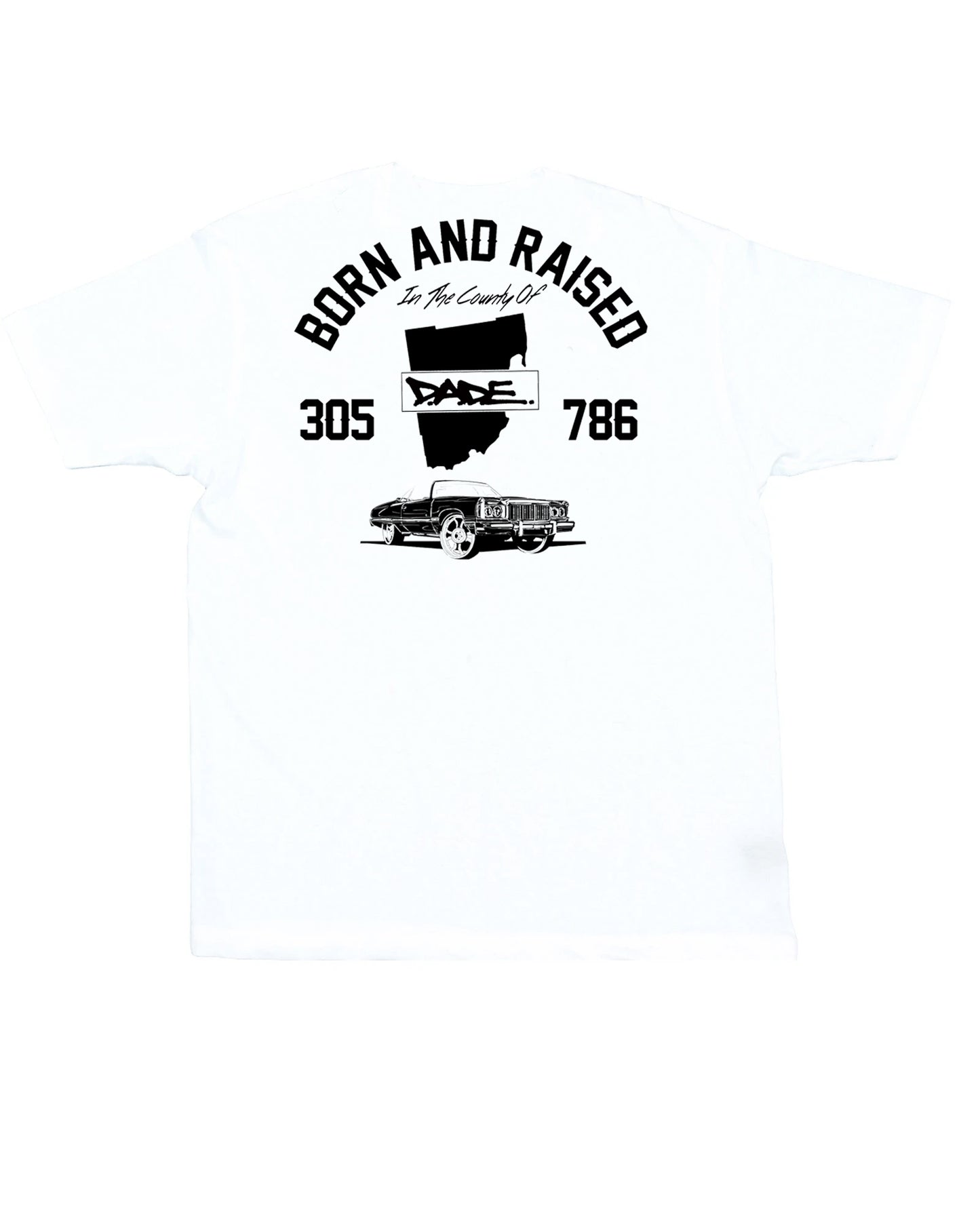 Born And Raised OG Dade Logo Tee
