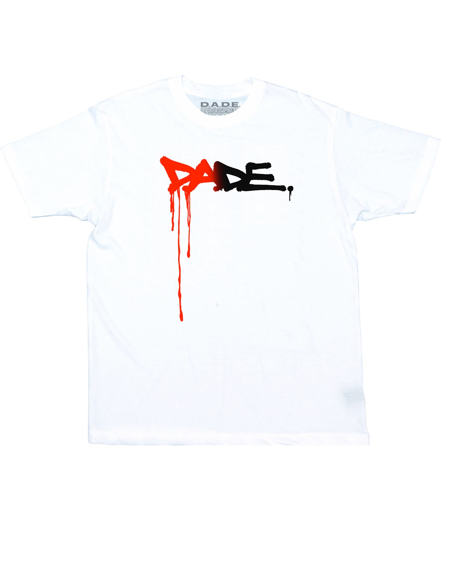 Dade Heat Fade Drip Logo Tee