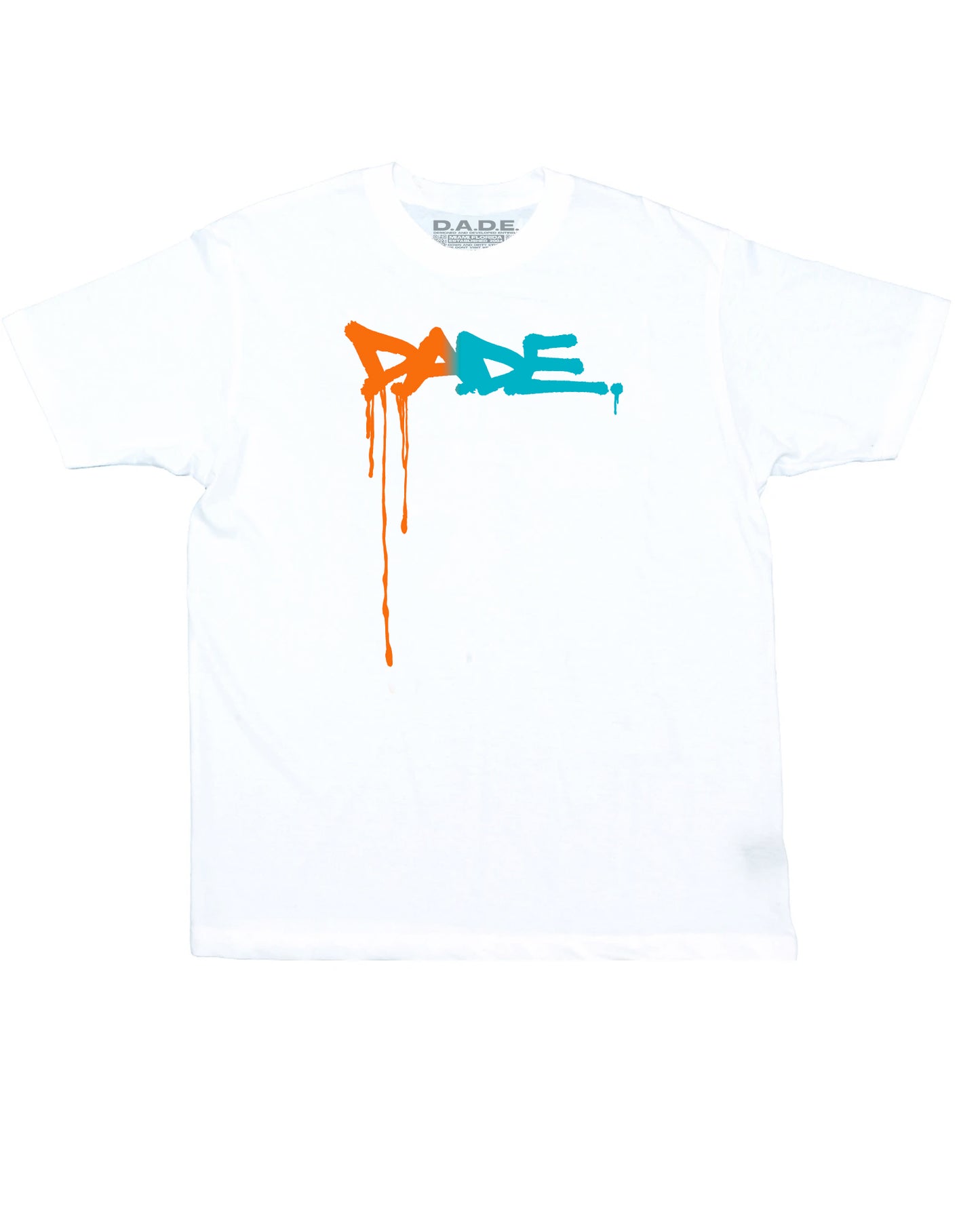 Dade Phins Fade Drip Logo Tee