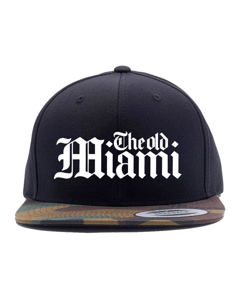 The Old Miami Camo Bill Snap Back