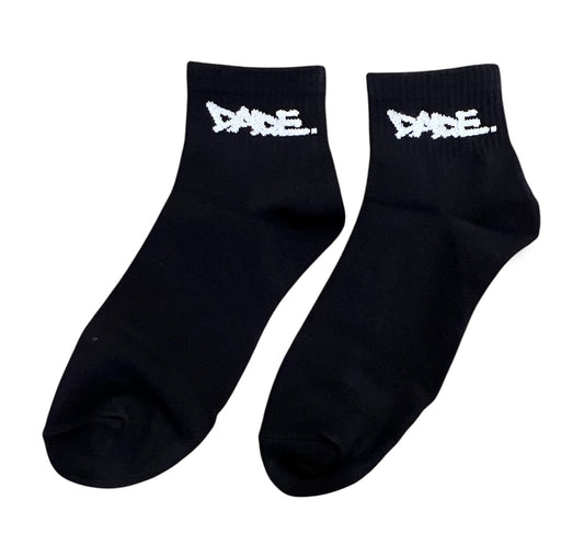 OG LOGO Jacquard Ancle Black socks
